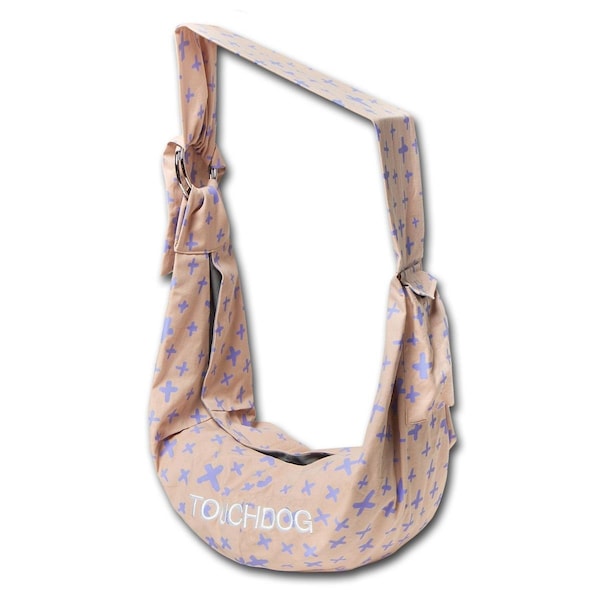 Big Bird Products Paw-Ease Over-The-Shoulder Travel Sling Pet Carrier - Pink - One Size BI3727092 - main